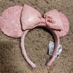 Disney Pink Sequin Mouse Ears Headband